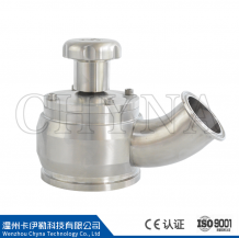 Manual aseptic tank bottom valve